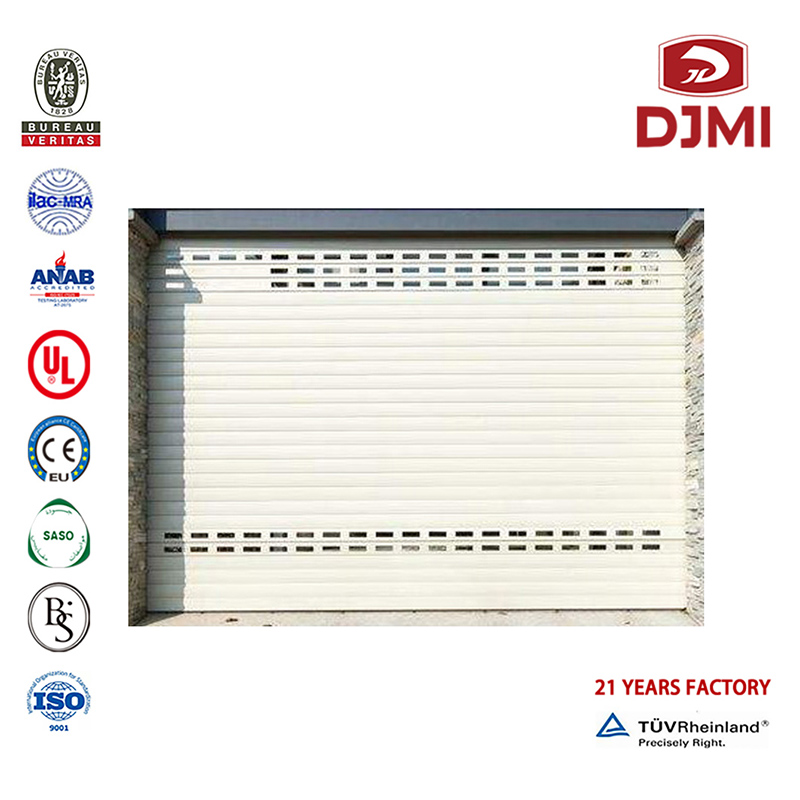 Hot Selling Wood Grain Rolling Door Manufacture Custom Garage Doors Multifuncal Aluminum Rolling Doors Търговски гаражни врати