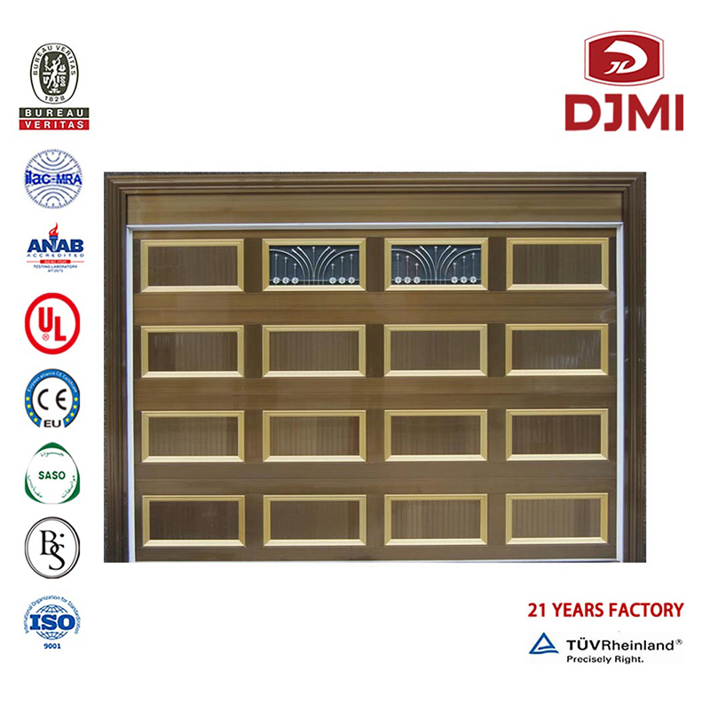 Марка Electric Roller Shutter Използвана Commercial Exterior Glass New Garage Doors Hot Selling Wood Grain Rolling Doore Commander Commander Commander Garage Doors