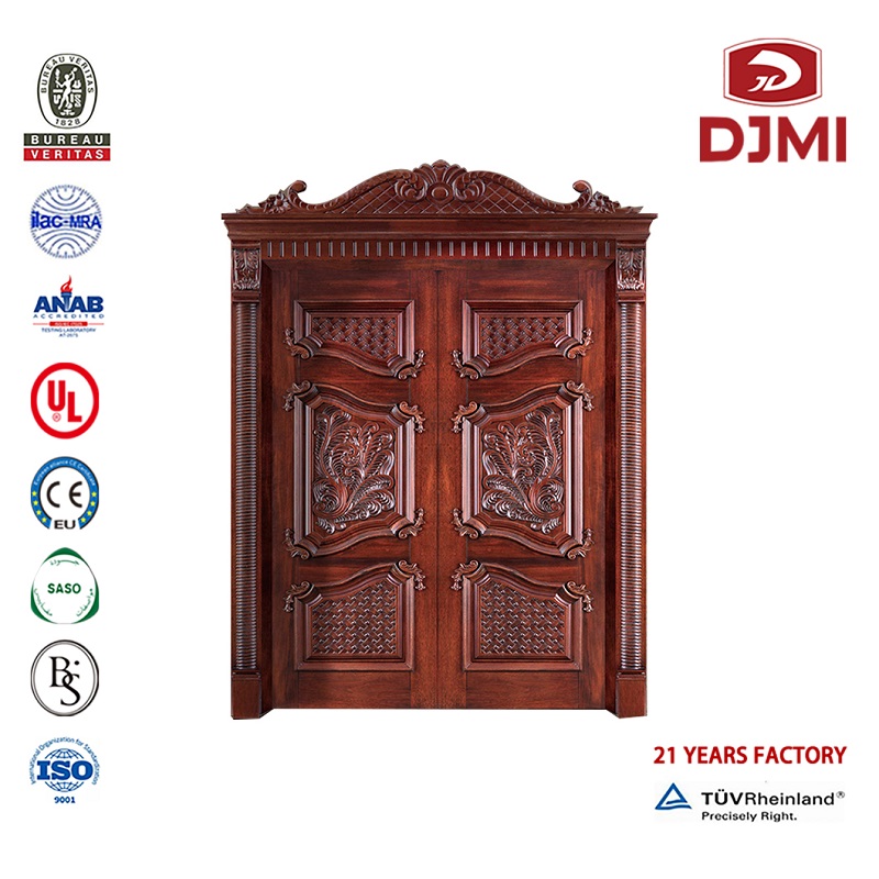 Китайска Фабрика Гейтс Рекламирана врата WPC кожа за дървени врати Висококачествен плъзгащ се хардуер Порт Интериор вътрешна вътрешна дървена врата в Ливан Евтино Позиция Solid Porta Interna Whiter Interior